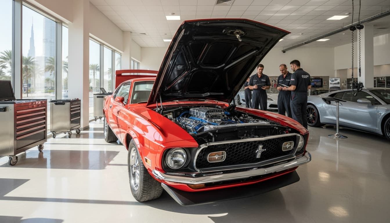 Classic Car Engine Swap Insurance UAE 2026: Restomod Guide