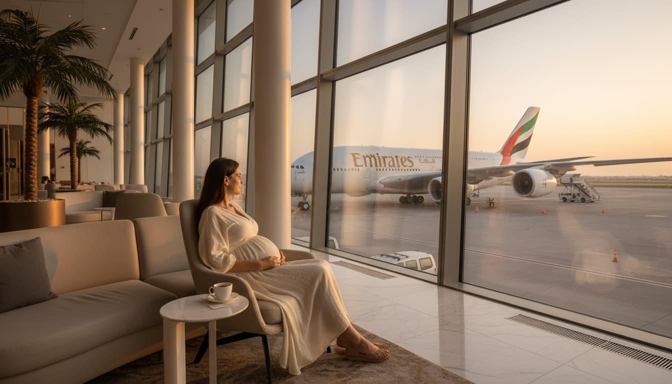 Flying While Pregnant 2026: UAE Travel Insurance Cutoffs | Insurance Times UAE